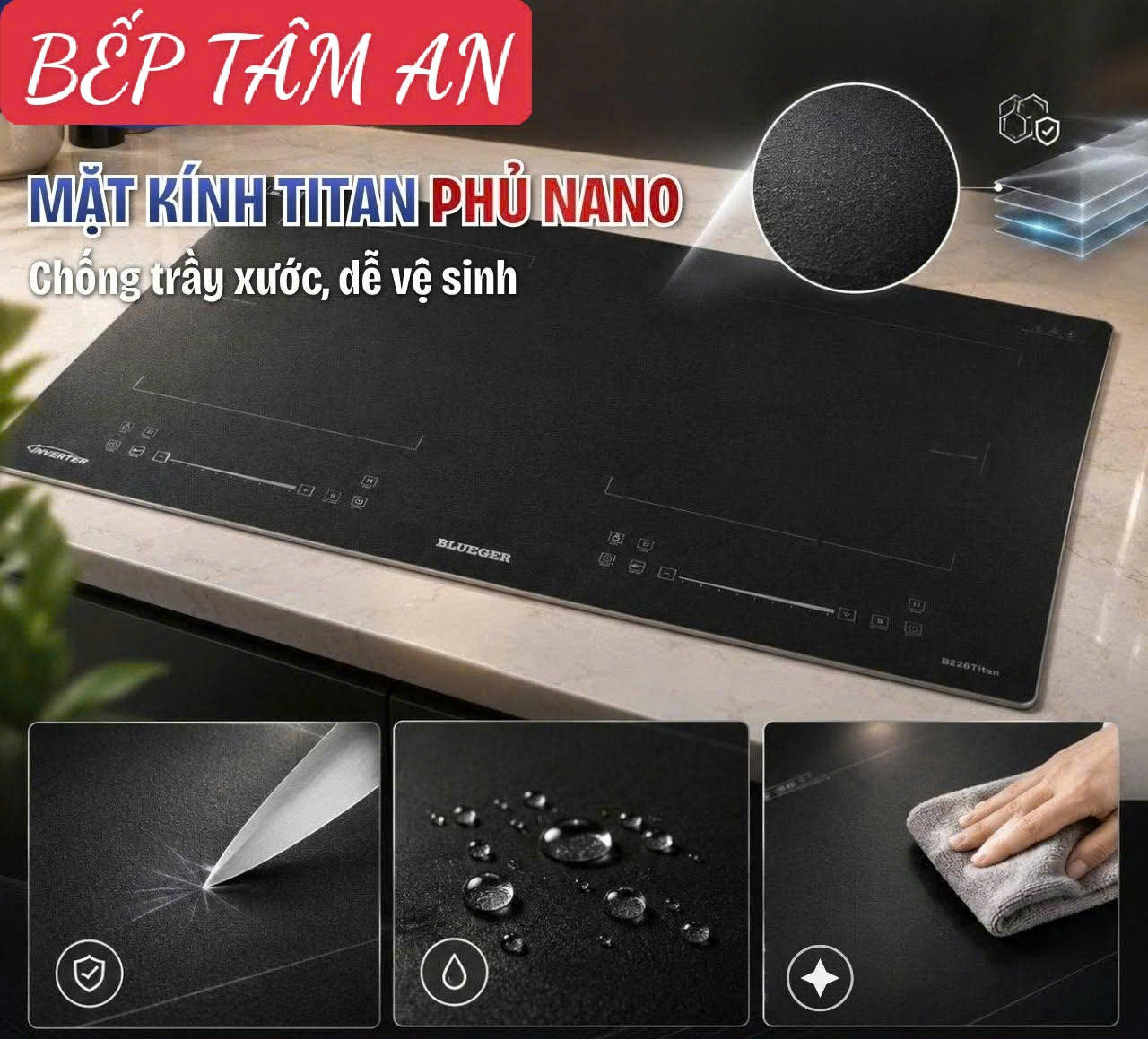 Bếp từ Blueger B226 Titan