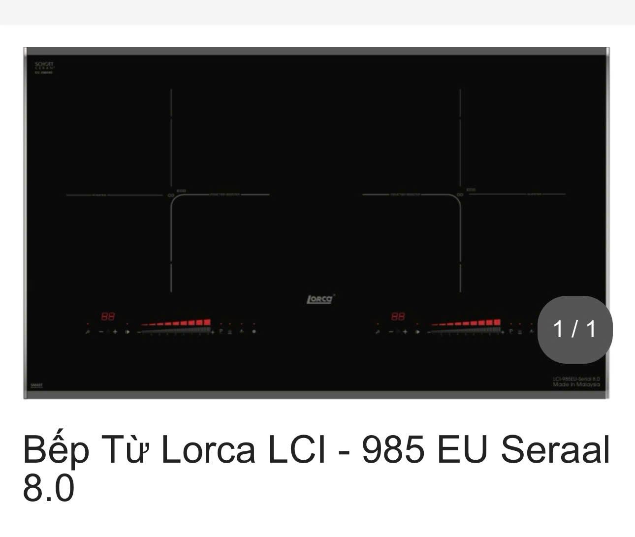 Bếp từ Locar LCI 985EU Serial 8.0