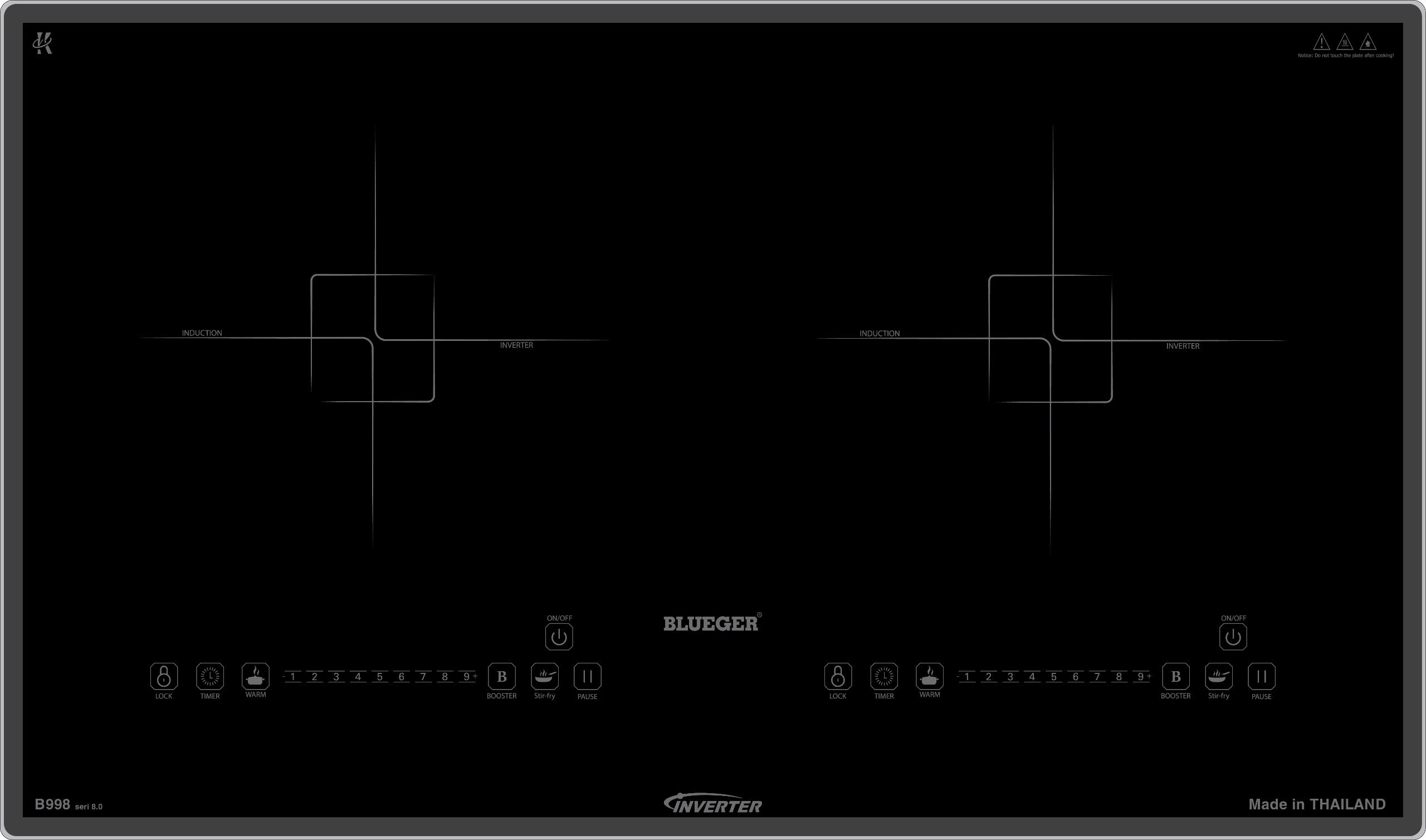 Bếp từ Blueger B998 Serial 8.0