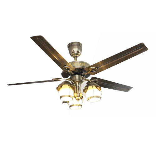 Quạt trần đèn trang trí DCT Fan 104 cánh kim loại