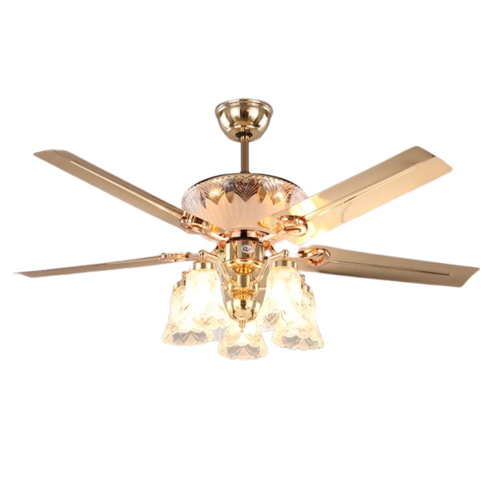 Quạt trần đèn trang trí DCT Fan 108 cánh kim loại