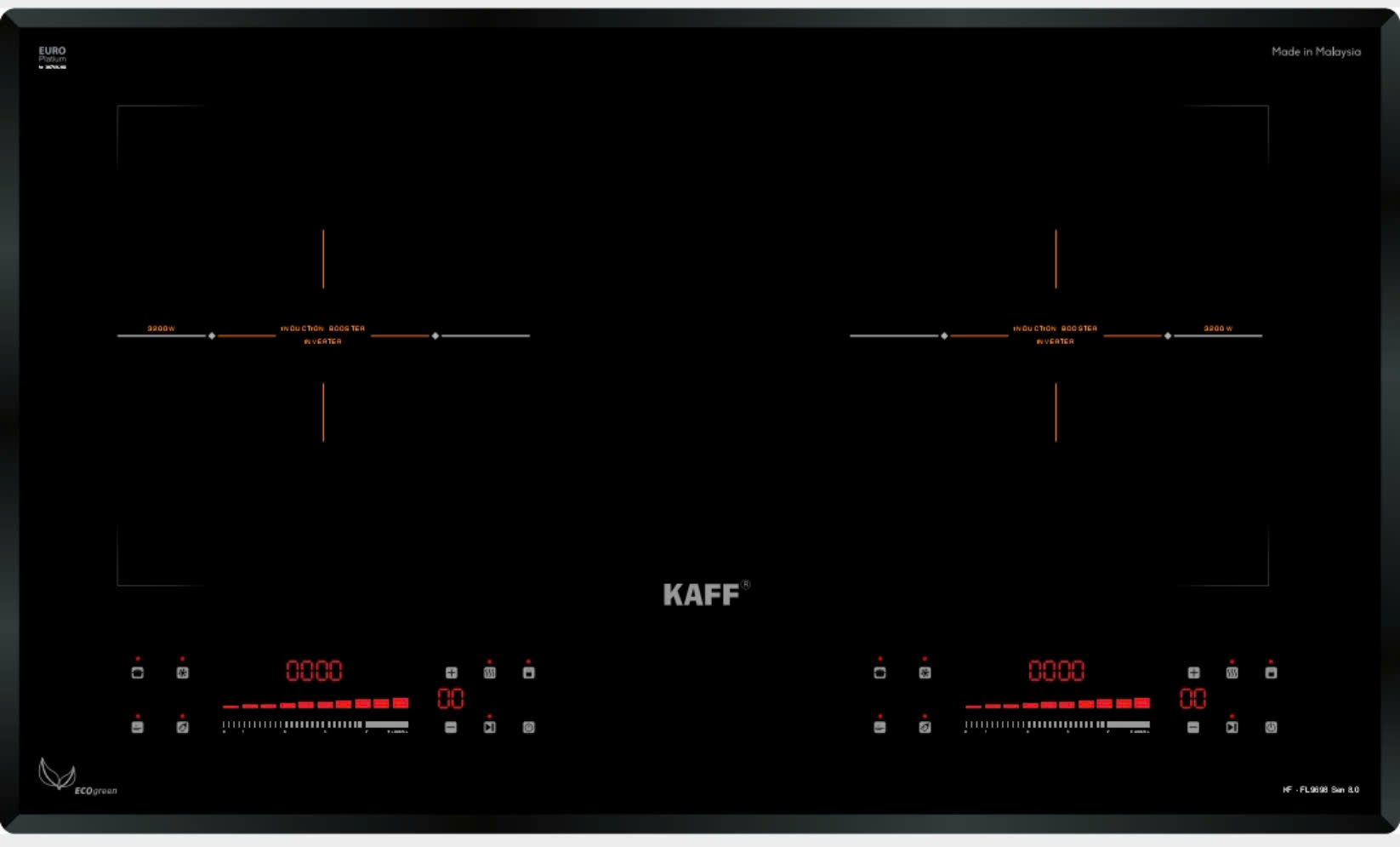 Bếp từ Kaff KF-FL9698 Serial 8.0